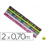 PAPEL FANTASIA NAVIDAD PAPEL METALIZADO ROLLO DE 2X0,70 MT PAPEL DE 60 GRS
