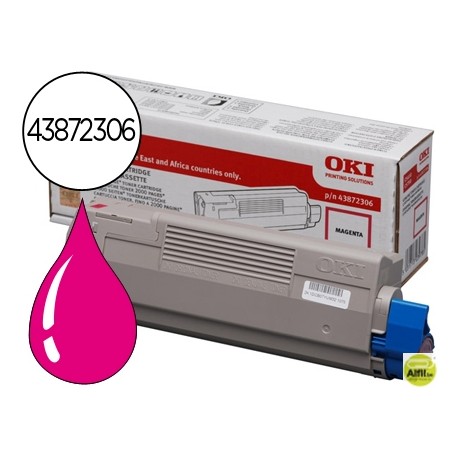 TONER OKI C5650/5750 MAGENTA 2000 PAG TYPE C12