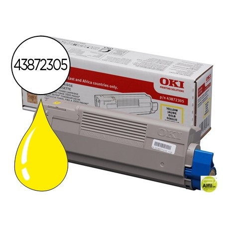 TONER OKI C5650/5750 AMARILLO 2000 PAG TYPE C11