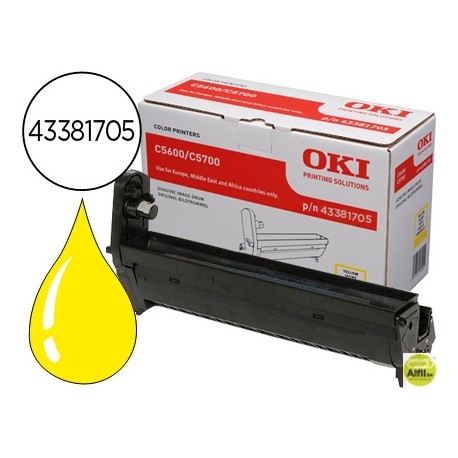 TAMBOR OKI C5600/5700 AMARILLO 20000 PAG
