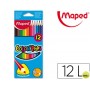LAPICES DE COLORES MAPED 183212 TRIANGULARES CAJA DE 12UNID