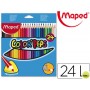 LAPICES DE COLORES MAPED 183224 TRIANGULARES C/ DE 24