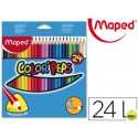 LAPICES DE COLORES MAPED 183224 TRIANGULARES C/ DE 24