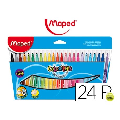 ROTULADOR MAPED COLOR PEPS 845022 CAJA DE 24 UNID