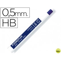 MINAS STAEDTLER GRAFITO 0,5 MM HB POLO 257 TUBO CON 12 MINAS