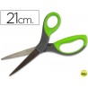 TIJERA Q-CONNECT MANGO CAUCHO 8" 21 CM BLISTER