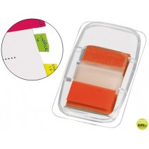 BANDERITAS SEPARADORAS Q-CONNECT ROJAS DISPENSADOR DE 50