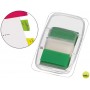 BANDERITAS SEPARADORAS Q-CONNECT VERDES DISPENSADOR DE 50