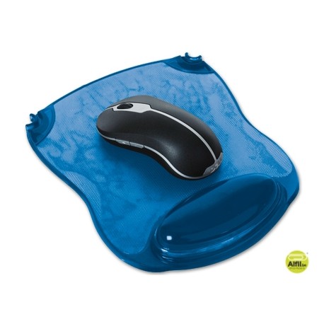 ALFOMBRILLA PARA RATON Q-CONNECT AZUL REPOSAMUNECAS DE GEL