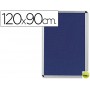 TABLERO DE ANUNCIOS Q-CONNECT MURAL GRANDE FIELTRO AZUL 120X90 CM