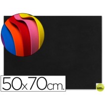GOMA EVA LIDERPAPEL 50X70CM 60G/M2 ESPESOR 1.5MM NEGRO
