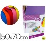 GOMA EVA LIDERPAPEL EXPOSITOR DE 50 PLANCHASX10 COLORES SURTIDOS 50X70 CM 1,5 MM ESPESOR