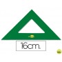 ESCUADRA LIDERPAPEL 16 CM ACRILICO VERDE
