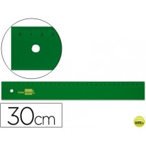 REGLA LIDERPAPEL 30 CM ACRILICO VERDE