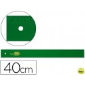 REGLA LIDERPAPEL 40 CM ACRILICO VERDE