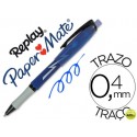 BOLIGRAFO REPLAY MAX AZUL CON GOMA DE BORRAR