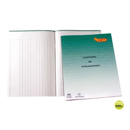 CUADERNO DE EVALUACIONES JOVI DIN A4 44 PAGINAS DE 70 G