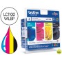 INK-JET BROTHER LC-1100VALBP /M/Y/C PACK 4 COLORES 450 PAGBK 325 PAG M/Y/C