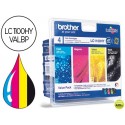 INK-JET BROTHER LC-1100BK /M/Y/C PACK 4 COLORES ALTA CAPACIDAD 900 PAG BK- 750 PAG M/Y/C-