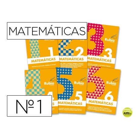 CUADERNO RUBIO MATEMATICAS EVOLUCION NÌ 1
