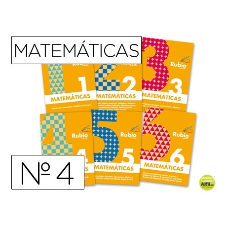 CUADERNO RUBIO MATEMATICAS EVOLUCION NÌ 4