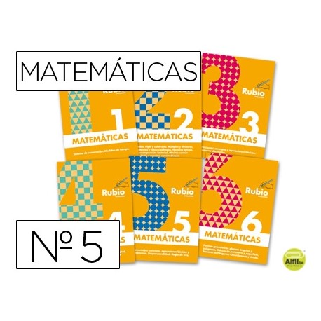 CUADERNO RUBIO MATEMATICAS EVOLUCION NÌ 5