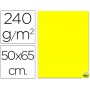 CARTULINA LIDERPAPEL 50X65 CM 240G/M2 AMARILLO LIMON