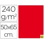 CARTULINA LIDERPAPEL 50X65 CM 240G/M2 ROJO