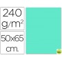 CARTULINA LIDERPAPEL 50X65 CM 240G/M2 AZUL TURQUESA