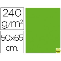 CARTULINA LIDERPAPEL 50X65 CM 240G/M2 VERDE