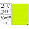 CARTULINA LIDERPAPEL 50X65 CM 240G/M2 VERDE PISTACHO