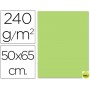CARTULINA LIDERPAPEL 50X65 CM 240G/M2 VERDE HIERBA