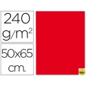 CARTULINA LIDERPAPEL 50X65 CM 240G/M2 ROJO NAVIDAD