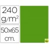 CARTULINA LIDERPAPEL 50X65 CM 240G/M2 VERDE NAVIDAD