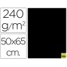 CARTULINA LIDERPAPEL 50X65 CM 240G/M2 NEGRO