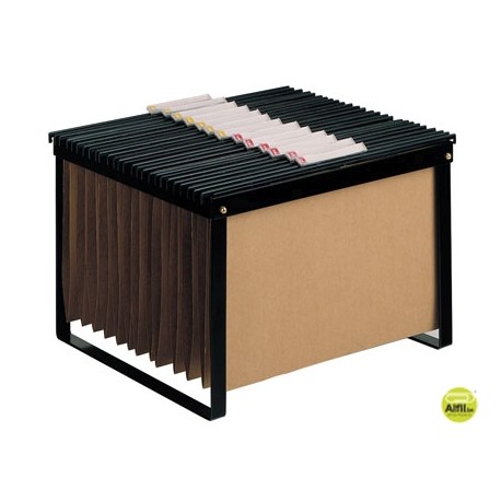 CARRITO PARA CARPETAS COLGANTEQ-CONNECT NEGRO BASTIDOR DE SOBREMESA PARA CARPETAS TAMAÑOTAMAÑO FOLIO