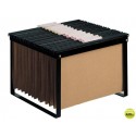 CARRITO PARA CARPETAS COLGANTEQ-CONNECT NEGRO BASTIDOR DE SOBREMESA PARA CARPETAS TAMAÑOTAMAÑO FOLIO