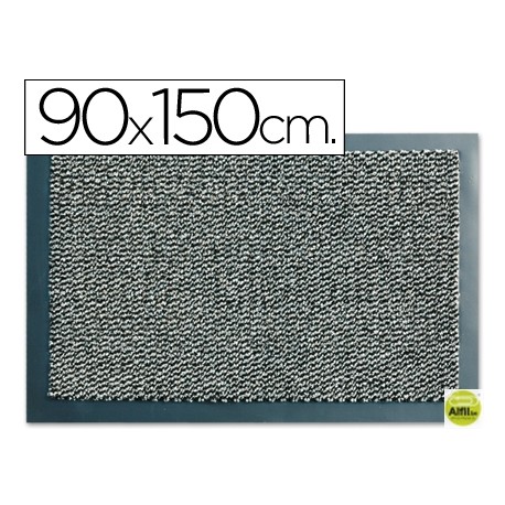 ALFOMBRA FAST-PAPERFLOW ANTIPOLVO LAVABLE GRIS 90X150 CM