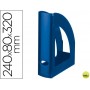 REVISTERO LIDERPAPEL PLASTICO AZUL OPACO