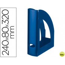 REVISTERO LIDERPAPEL PLASTICO AZUL OPACO