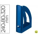 REVISTERO LIDERPAPEL PLASTICO AZUL OPACO