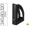 REVISTERO LIDERPAPEL PLASTICO NEGRO OPACO