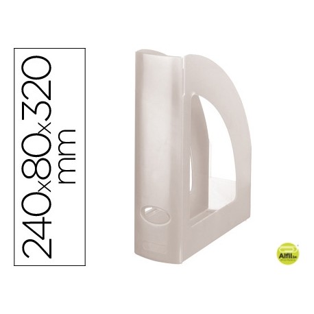 REVISTERO LIDERPAPEL PLASTICO TRANSPARENTE