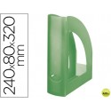 REVISTERO LIDERPAPEL PLASTICO VERDE KIWI TRANSLUCIDO
