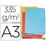 SUBCARPETA CARTULINA FAST-PAPERFLOW DIN A3 POCKET CON BOLSA Y SOLAPA COLORES SURTIDOS