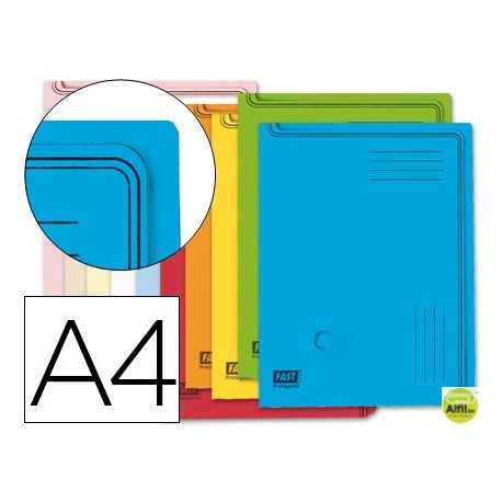 CARPETA DOSSIER UÑERO FAST-PAPERFLOW DIN A4 130 MICRAS COLORES SURTIDOS
