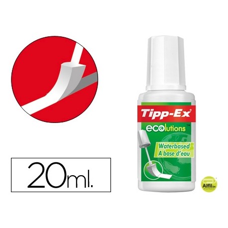 CORRECTOR TIPP-EX ECOLUTION LIQUIDO RECICLADO 20 ML