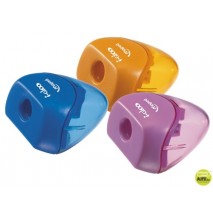 SACAPUNTAS PLASTICO 1 USO ERGONOMICO IGLU COLORES SURTIDOS