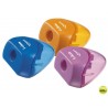 SACAPUNTAS PLASTICO 1 USO ERGONOMICO IGLU COLORES SURTIDOS