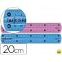 REGLA PLASTICO FLEXIBLE MAPED DE 20 CMS COLORES SURTIDOS